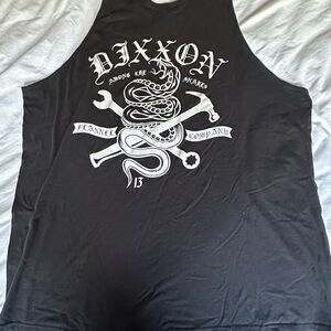 Dixxon Men’s Black Graphic Tank Top